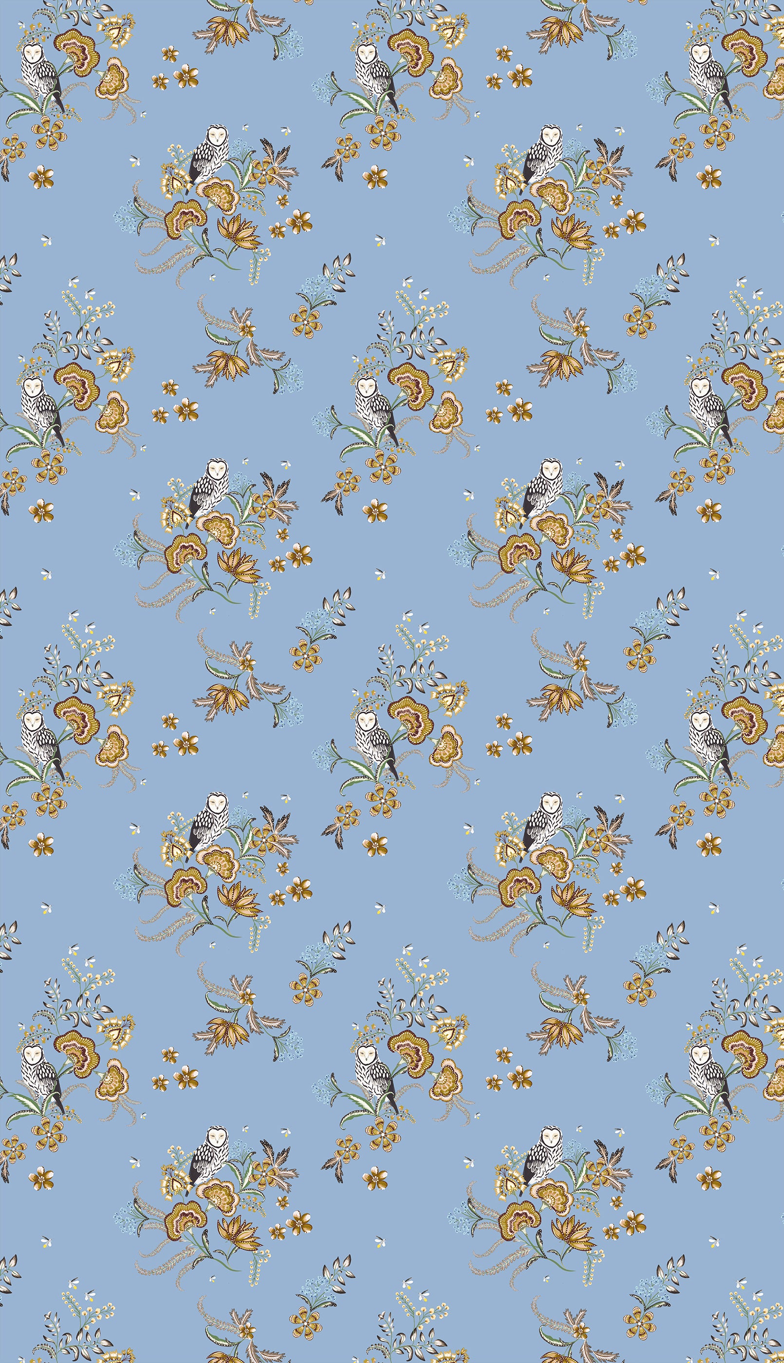 Papel de Parede Corujas e Pirilampos lll